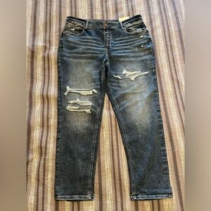 Maurice’s Edgely Boyfriend high rise jeans